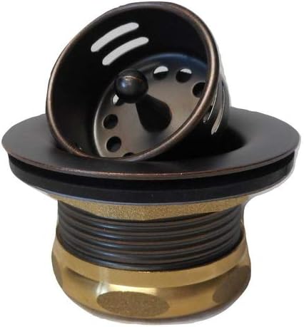 2 Mini Duo Strainer Drain with Basket for Copper Bar Sink
