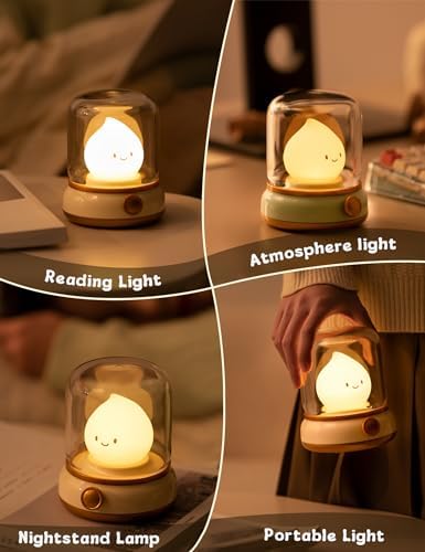 WANIDEA Cute Chibi Flame Lamp Retro Night Light 1
