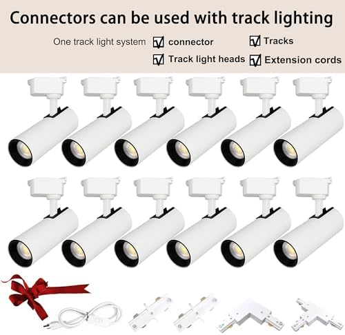 Bravsekai H Track Lighting Connector Kit