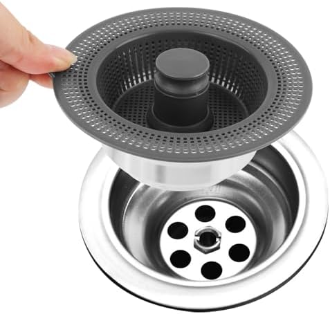 Homfanseec Kitchen Sink Drain Strainer with Deodorant