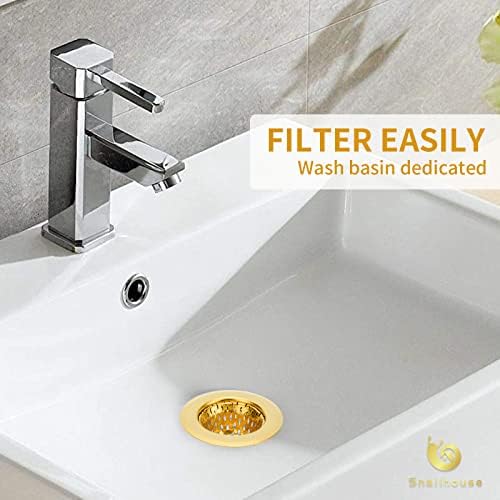 Snailhouse 2 Pack Stainless Steel Drain Strainers