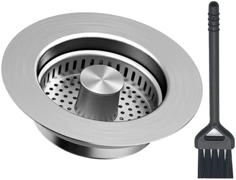 Oxanlare Kitchen Sink Drain Strainer with Cleaning Brush
