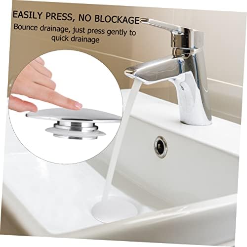 Veemoon Zinc Alloy Pop Up Drain Stopper for Bath and Sink