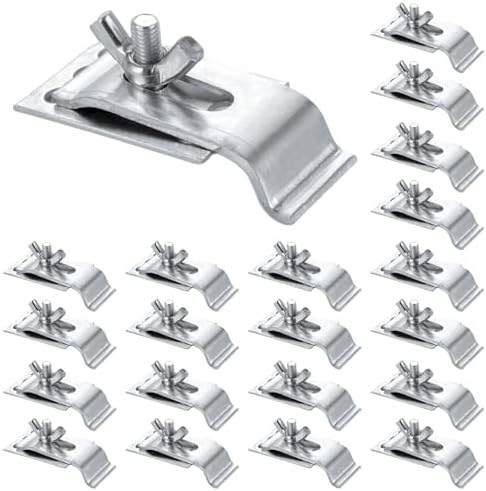 LANIAKEA 30PCS Sink Clips Kit - Silver Undermount Sink Mounting Clips