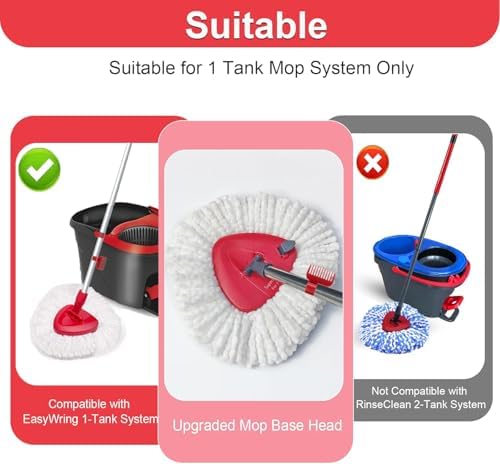 Bublador Spin Mop Head Replacement for O-Cedar EasyWring 1 Tank