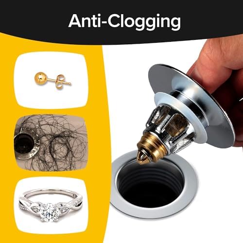 Mer-Maid Drain Magic Universal Sink Stopper 2 Pack