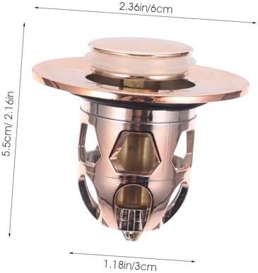 SEWOART Universal Copper Drain Stopper for Bath and Kitchen