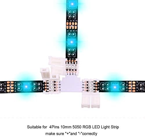 iCreating 5050 4Pin LED Strip Connector Kit 10mm