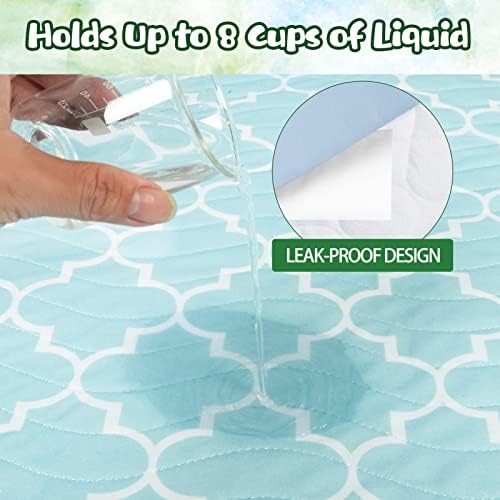 OUTCREATOR Reusable Incontinence Bed Pad with Tuck-in Sides 34x60