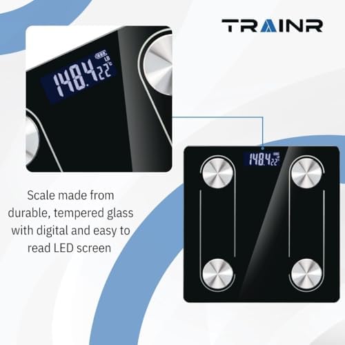 Digital Body Scale Trnr-BDYSCLE-BLK - Smart Fitness Tracker