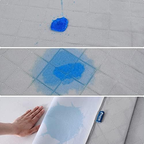 Moonsea Washable Waterproof Bed Pads 2 Pack - Large 34 x 72 Inch Reusable