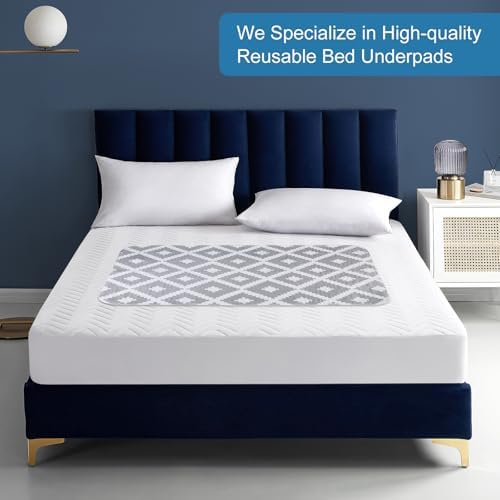 OUTCREATOR Washable Bed Pads 34x56 Pack of 2