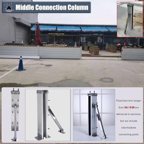 High Flood Control Baffle 100cm Yard Gate Flood Barrier