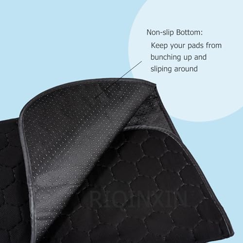 RIQINXIN Waterproof Reusable Bed Underpad 35x60in