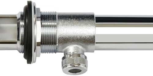Purelux Bathroom Sink Drain Stopper with Overflow and Lift Rod