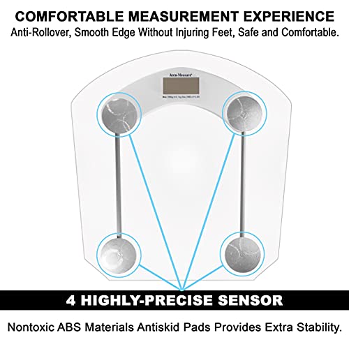 Accu-Measure Digital Scale 400 lbs Accurate Easy Store