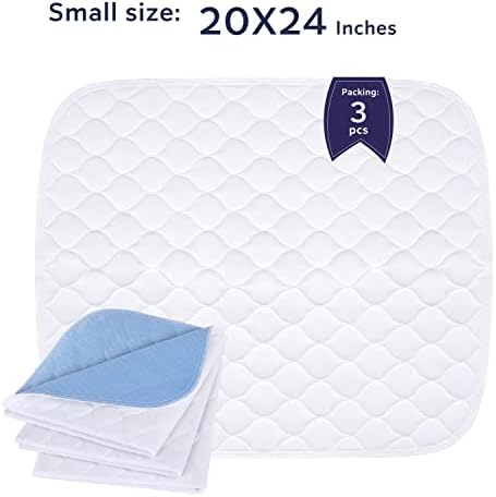 Alsunny Non-Slip Incontinence Bed Pads 20x24 3 Pack 1