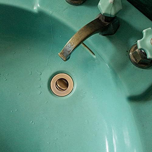 Artibetter Copper Sink Drain Strainer with Overflow Prevention 1