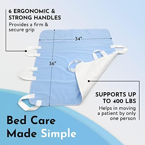 ATCHA BA Positioning Bed Pad with Handles
