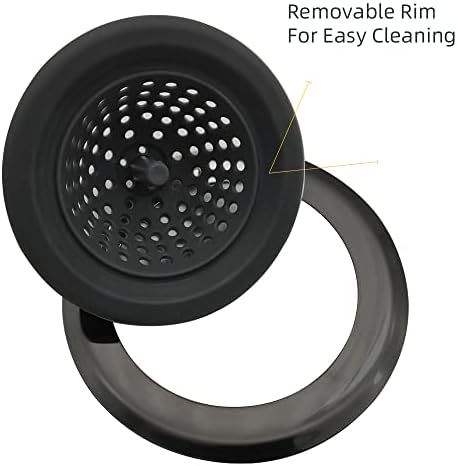 MW-NIHOLA 2PCS Sink Strainers Flexible and Rust Free