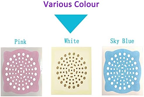 26 Pack Disposable Shower Hair Catcher with Waterproof Adhesive