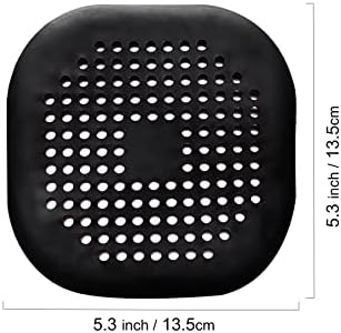 Philbinden 2-Piece Shower Drain Hair Catcher with Suckers