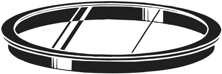 Kichler 6 Inch Accessory Lens Black 9536BK