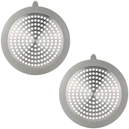 Danco 11040P 2-Pack Drain Hair Catcher for Sink and Tub