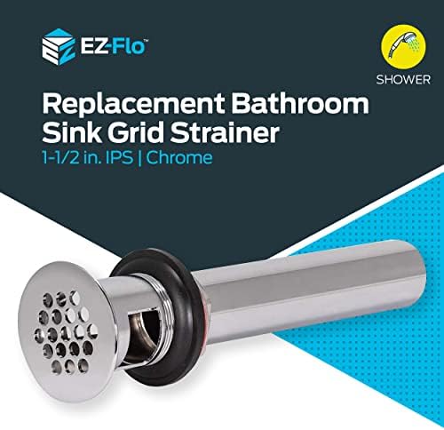 Eastman EZ-FLO 1-12 Inch Chrome Sink Strainer