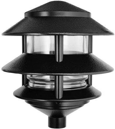 RAB LL322B 3 Tier Lawn Light Pack of 4 1