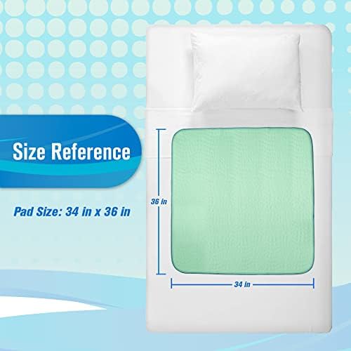 Eurow Esteem Reusable Bed Pad 34x36 Waterproof for Adults Kids and Pets