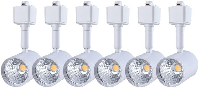 Mirrea 6 Pack LED Track Light Heads Warm White 3000K