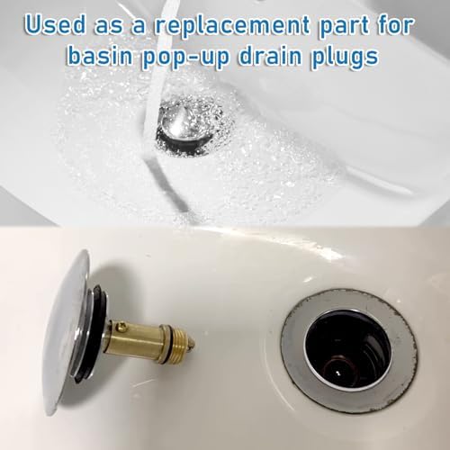 Vin Beauty 2 Pcs Sink Drain Stopper Replacement