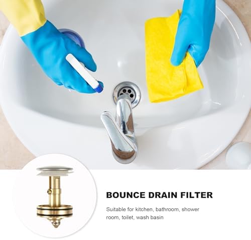 Housoutil Universal Matte Black Sink Stopper 1