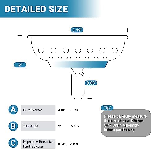 KONE Copper Sink Strainer Basket 2 Pcs 1