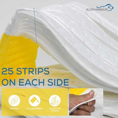 KLEEN HANDLER 6-Pack Mop Head Replacement for Oil Spills