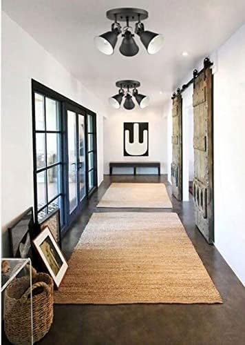 DIRYZON EUL 3 Light Ceiling Spot Light Matte Black Industrial Design