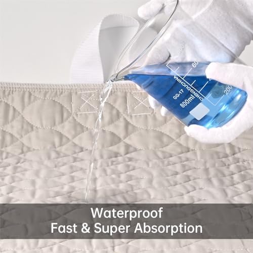 JUSSYOS Reusable Bed Pad with Handles 2 Pack for Incontinence