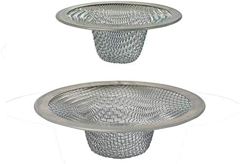 Peerless Mesh Drain Strainer 2pc Set 1