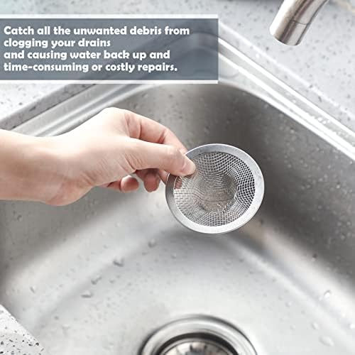 Shimeyao 100 Pcs 275 Mesh Sink Strainers