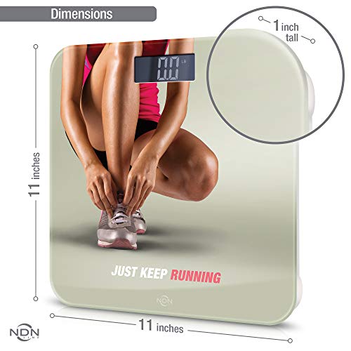 NDN LINE Digital Bathroom Scale Just Keep Running