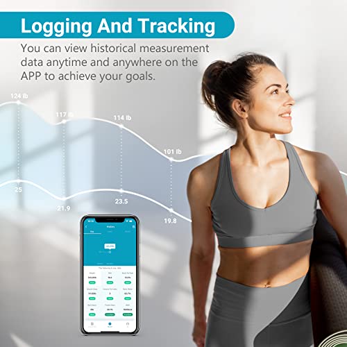 Living Enrichment Bluetooth Body Fat Scale - 396 lbs Black