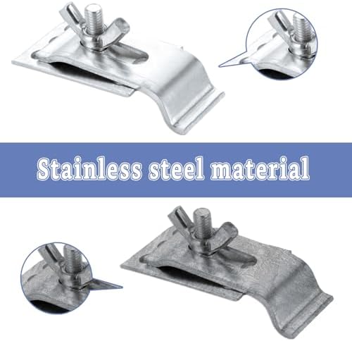 LANIAKEA 30PCS Sink Clips Kit - Silver Undermount Sink Mounting Clips