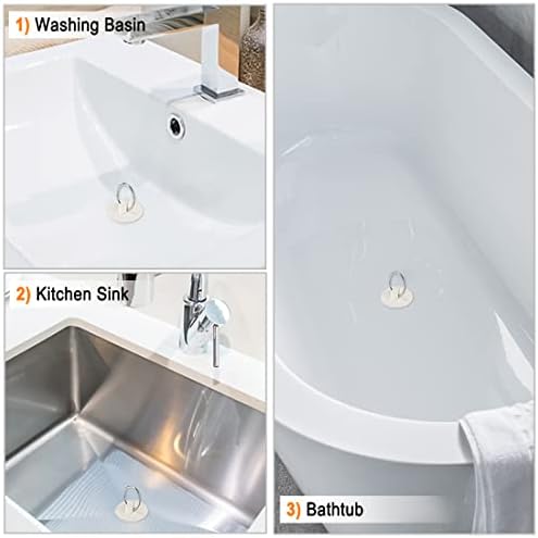 Uxcell Rubber Sink Plug 3pcs for 1 to 1-116 Drains