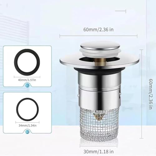 Timinamy Drain Filter with Removable Basket 1