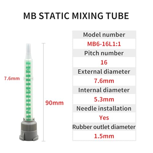 25pcs Epoxy Mixing Nozzles for 50ml Cartridges