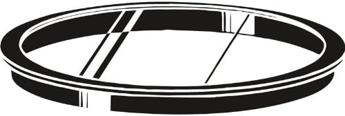 Kichler 6 Inch Accessory Lens Black 9536BK