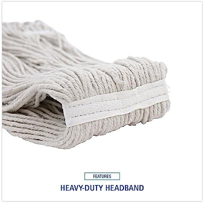Unisan Boardwalk 2032CEA Cut-End Wet Mop Head White