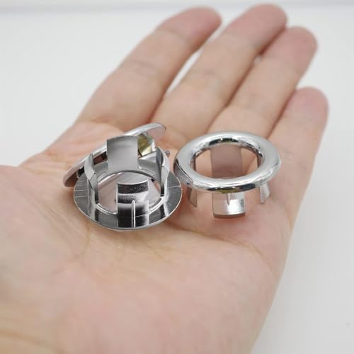 4-Pack White Sink Overflow Hollow Rings 248mm