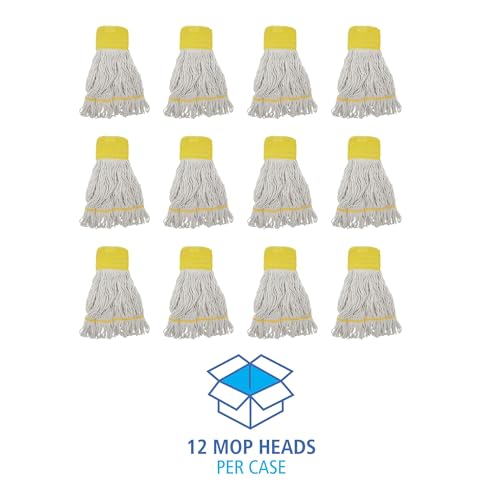 Boardwalk BWK501WH 5 in Headband Super Loop Wet Mop Head - Small White